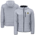 thumbnail image 1 of Men's-Cutter & Buck  Gray Oregon Ducks Rainier Eco PrimaLoft Hooded Full-Zip Jacket, 1 of 3