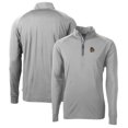 thumbnail image 1 of Men's Cutter & Buck Gray Oregon State Beavers Adapt Eco Knit Stretch Recycled Quarter-Zip Pullover Top, 1 of 3