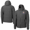 thumbnail image 1 of Men's-Cutter & Buck  Gray Orlando City SC Mission Ridge Repreve Eco Insulated Hooded Puffer Jacket, 1 of 3