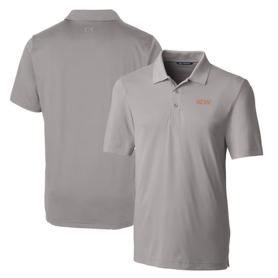 Men's Cutter & Buck Gray Pacific Tigers Big & Tall Forge Stretch Polo