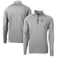 thumbnail image 1 of Men's Cutter & Buck  Gray Penn State Nittany Lions Alumni Logo Adapt Eco Knit Stretch Recycled Quarter-Zip Pullover Top, 1 of 3