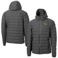 thumbnail image 1 of Men's-Cutter & Buck  Gray Pitt Panthers Mission Ridge Eco Insulated Repreve Hooded Full-Zip Puffer Jacket, 1 of 3