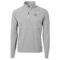 thumbnail image 1 of Men's Cutter & Buck Gray Pittsburgh Steelers Adapt Eco Knit Hybrid Recycled Quarter-Zip Raglan Jacket, 1 of 1