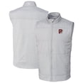 thumbnail image 1 of Men's Cutter & Buck  Gray Portland Sea Dogs Stealth Hybrid Quilted Full-Zip Windbreaker Vest, 1 of 3