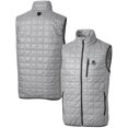 thumbnail image 1 of Men's Cutter & Buck Gray Portland State Vikings Team Logo Big & Tall Rainier PrimaLoft Eco Insulated Full-Zip Puffer, 1 of 3
