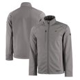 thumbnail image 1 of Men's Cutter & Buck  Gray Purdue Boilermakers Evoke Eco Softshell Recycled Full-Zip Jacket, 1 of 3
