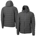 thumbnail image 1 of Men's-Cutter & Buck  Gray Purdue Boilermakers Mission Ridge Eco Insulated Repreve Hooded Full-Zip Puffer Jacket, 1 of 3