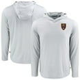 thumbnail image 1 of Men's-Cutter & Buck  Gray Real Salt Lake Coastline Epic Comfort Eco Long Sleeve Recycled Hooded Shirt, 1 of 3