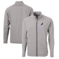 thumbnail image 1 of Men's Cutter & Buck  Gray Reno Aces Adapt Eco Knit Hybrid Recycled Full-Zip Jacket, 1 of 3