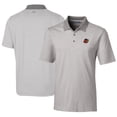 thumbnail image 1 of Men's Cutter & Buck  Gray Rochester Red Wings Big & Tall Forge Tonal Stripe Stretch Polo, 1 of 3