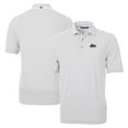 thumbnail image 1 of Men's Cutter & Buck Gray Rocket City Trash Pandas Big & Tall Virtue Eco Pique Stripe Recycled DryTec Polo, 1 of 3