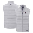 thumbnail image 1 of Men's Cutter & Buck Gray Round Rock Express Evoke Hybrid Eco Softshell Recycled Full-Zip Vest, 1 of 3