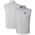 thumbnail image 1 of Men's Cutter & Buck  Gray Round Rock Express Stealth Hybrid Quilted Full-Zip Windbreaker Vest, 1 of 3