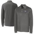 thumbnail image 1 of Men's Cutter & Buck  Gray San Antonio Missions Advantage Tri-Blend Pique Big & Tall Long Sleeve Polo, 1 of 3
