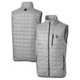 thumbnail image 1 of Men's Cutter & Buck Gray San Diego Padres Big & Tall Rainier Full-Zip Puffer Vest, 1 of 3