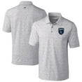 thumbnail image 1 of Men's-Cutter & Buck  Gray San Jose Earthquakes Advantage Tri-Blend Space Dye Polo, 1 of 3