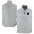 thumbnail image 1 of Men's Cutter & Buck Gray San Jose Earthquakes Big & Tall Charter Eco Recycled Full-Zip Vest, 1 of 3
