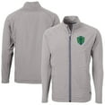 thumbnail image 1 of Men's-Cutter & Buck  Gray Seattle Sounders FC Adapt Eco Knit Hybrid Recycled Raglan Full-Zip Jacket, 1 of 3
