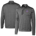 thumbnail image 1 of Men's Cutter & Buck  Gray South Bend Cubs Stealth Heathered Quarter-Zip Top, 1 of 3