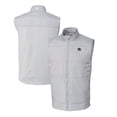 thumbnail image 1 of Men's Cutter & Buck Gray South Carolina Gamecocks Big & Tall Stealth Hybrid Quilted Full-Zip DryTec Windbreaker Vest, 1 of 3