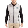 thumbnail image 1 of Men's-Cutter & Buck  Gray Southern University Jaguars Rainier Eco Insulated PrimaLoft Full-Zip Puffer Vest, 1 of 2