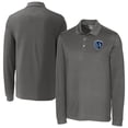 thumbnail image 1 of Men's-Cutter & Buck  Gray Sporting Kansas City Big & Tall Advantage Eco Tri-Blend Pique Long Sleeve Polo, 1 of 3