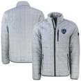 thumbnail image 1 of Men's-Cutter & Buck  Gray Sporting Kansas City Rainier PrimaLoft Eco Insulated Full-Zip Puffer Jacket, 1 of 3
