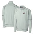 thumbnail image 1 of Men's Cutter & Buck  Gray Springfield Cardinals  Clique Helsa Performance Half-Zip Knit Pullover, 1 of 3