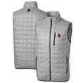 thumbnail image 1 of Men's Cutter & Buck Gray St. John's Red Storm Big & Tall Rainier PrimaLoft Eco Full-Zip Puffer Vest, 1 of 3