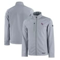 thumbnail image 1 of Men's Cutter & Buck  Gray Stephen F Austin Lumberjacks Evoke Eco Softshell Recycled Full-Zip Jacket, 1 of 3