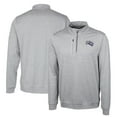 thumbnail image 1 of Men's Cutter & Buck Gray Stephen F Austin Lumberjacks Heathered Vault Stealth Quarter-Zip Pullover Top, 1 of 3