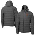 thumbnail image 1 of Men's-Cutter & Buck  Gray Syracuse Orange Mission Ridge Eco Insulated Repreve Hooded Full-Zip Puffer Jacket, 1 of 3