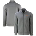thumbnail image 1 of Men's Cutter & Buck  Gray Syracuse Orange Roam Eco Recycled Full-Zip Jacket, 1 of 3