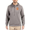 thumbnail image 1 of Men's-Cutter & Buck  Gray Syracuse Orange Roam Eco Recycled Half-Zip Pullover Hoodie, 1 of 2