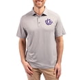 thumbnail image 1 of Men's-Cutter & Buck  Gray TCU Horned Frogs Forge Eco Stretch Recycled Polo, 1 of 2