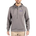 thumbnail image 1 of Men's-Cutter & Buck  Gray TCU Horned Frogs Roam Eco Recycled Half-Zip Pullover Hoodie, 1 of 2