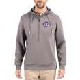 thumbnail image 1 of Men's-Cutter & Buck  Gray TCU Horned Frogs Roam Eco Recycled Half-Zip Pullover Hoodie, 1 of 2