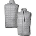 thumbnail image 1 of Men's Cutter & Buck Gray TCU Horned Frogs Team Logo Big & Tall Rainier PrimaLoft Eco Insulated Full-Zip Puffer Vest, 1 of 3