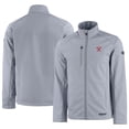 thumbnail image 1 of Men's Cutter & Buck  Gray Tacoma Rainiers Evoke Eco Softshell Recycled Full-Zip Jacket, 1 of 3