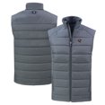 thumbnail image 1 of Men's Cutter & Buck Gray Tampa Bay Buccaneers Helmet Evoke Hybrid Eco Softshell Recycled Full-Zip Vest, 1 of 3