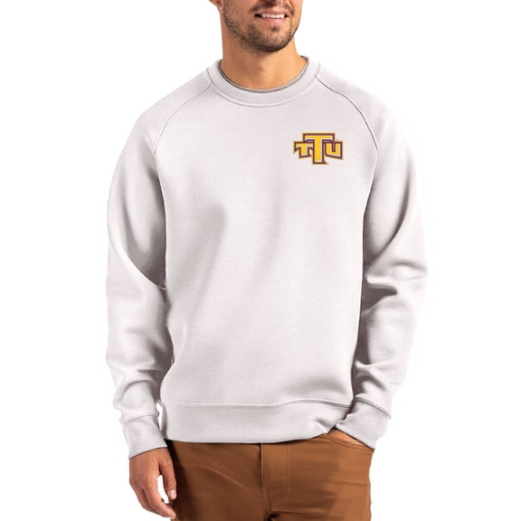 Men's Cutter & Buck Gray Tennessee Tech Golden Eagles Roam Recycled Pullover