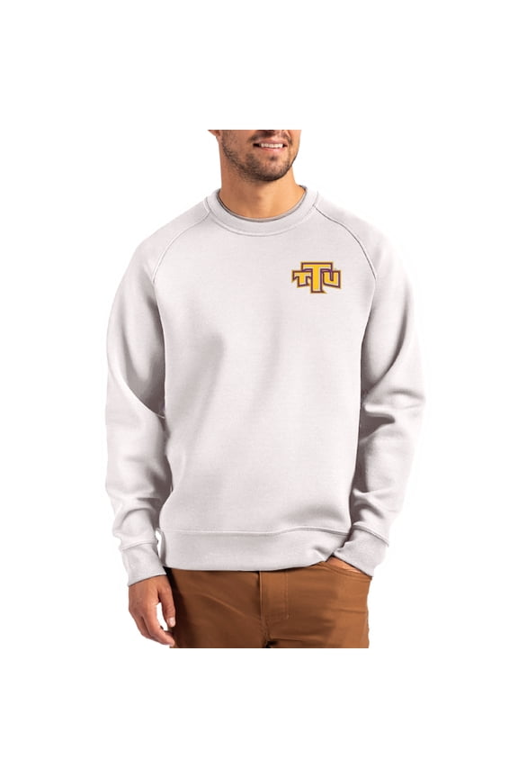 Men's Cutter & Buck Gray Tennessee Tech Golden Eagles Roam Recycled Pullover