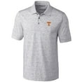 thumbnail image 1 of Men's Cutter & Buck Gray Tennessee Volunteers Big & Tall Advantage Space Dye Polo, 1 of 1