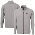 thumbnail image 1 of Men's Cutter & Buck  Gray Texas A&M Aggies Adapt Eco Knit Hybrid Recycled Full-Zip Jacket, 1 of 3