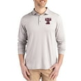 thumbnail image 1 of Men's Cutter & Buck  Gray Texas A&M Aggies Vault Coastline Epic Comfort Long-Sleeve Polo, 1 of 2