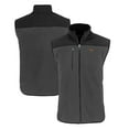 thumbnail image 1 of Men's Cutter & Buck  Gray Texas Longhorns Cascade Eco Sherpa Fleece Full-Zip Vest, 1 of 3