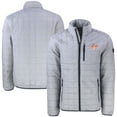 thumbnail image 1 of Men's Cutter & Buck  Gray Texas Longhorns Vault Rainier PrimaLoft Eco Insulated Full-Zip Puffer Jacket, 1 of 3