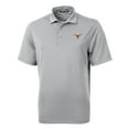 thumbnail image 1 of Men's Cutter & Buck Gray Texas Longhorns Virtue Eco Pique Recycled Polo, 1 of 1