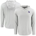 thumbnail image 1 of Men's Cutter & Buck Gray Texas Rangers Coastline Epic Comfort Recycled Eco Hoodie Long Sleeve T-Shirt, 1 of 3