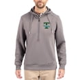 thumbnail image 1 of Men's-Cutter & Buck  Gray Tulane Green Wave Roam Eco Recycled Half-Zip Pullover Hoodie, 1 of 2